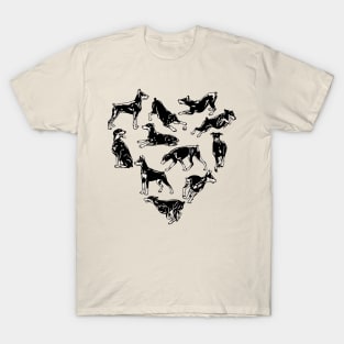 Doberman's Heart T-Shirt